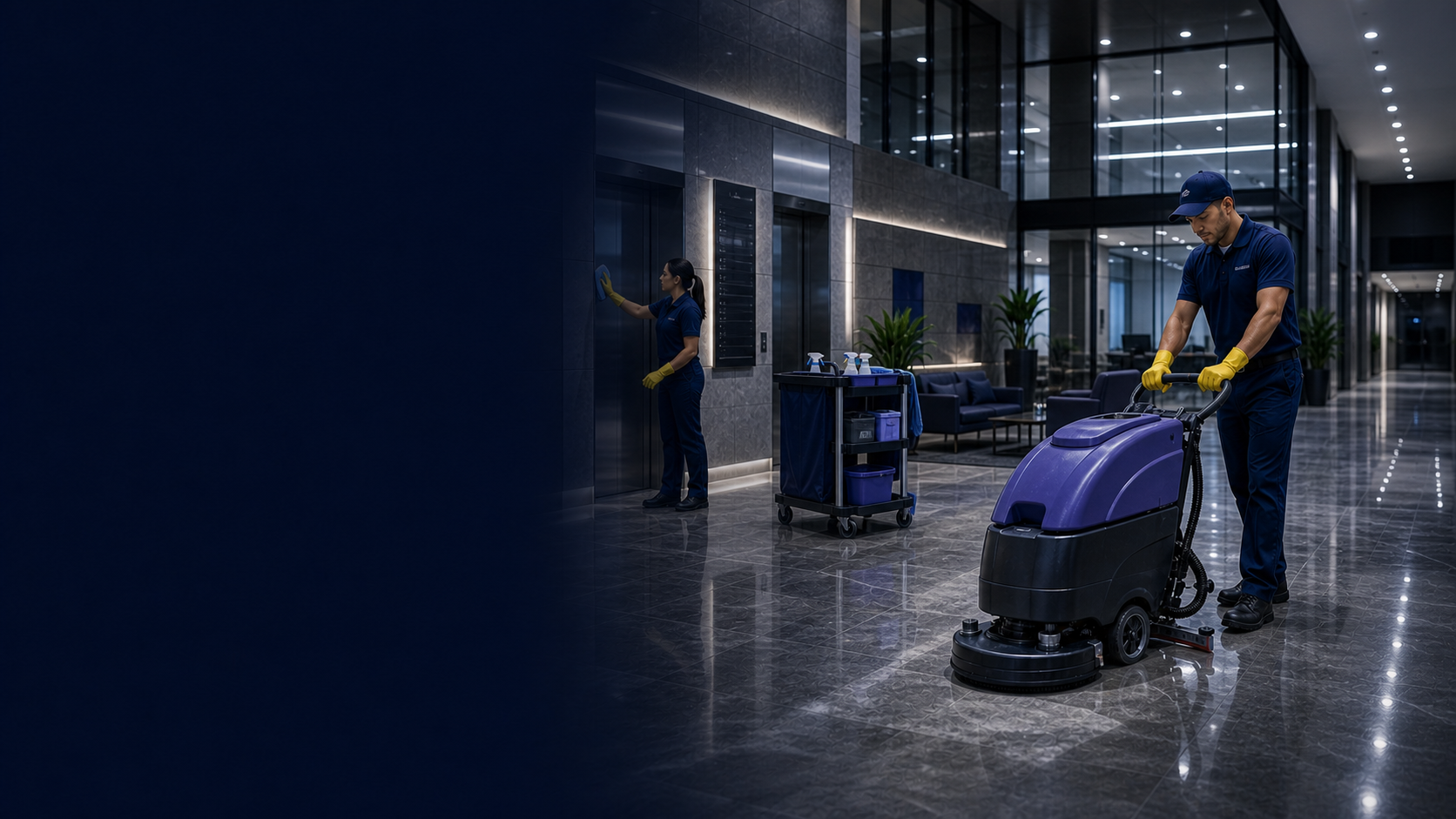 Professional building cleaning on Long Island